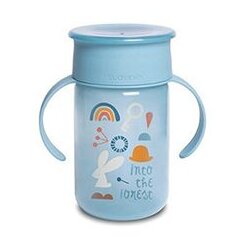 Suavinex Forest 360° otroški lonček z ročaji 12 m+ Blue 340 ml Cene