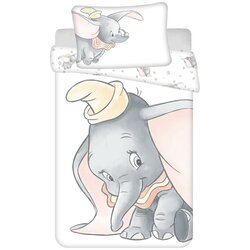 Jerry Fabrics Bombažna otroška posteljnina za otroško posteljico 100x135 cm Dumbo – Cene