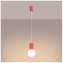 Sollux SL.1754 - visilica na sajli halo 1xG9/8W/230V, prečnik 12 cm, ružičasta Cene