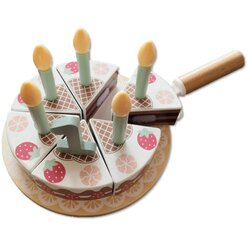 Tooky Toy Igračka drvena rođendanska torta TH544B Cene