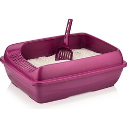 Paws & Whiskers Otvoreni mačji WC 5098-5, Ljubičasti Cijene