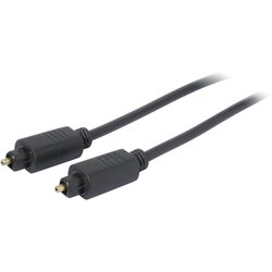 Kash Toslink digital audio priključni kabel [1x moški konektor Toslink (ODT) - 1x moški konektor Toslink (ODT)] 3.00 m črna, (20431474) Cene