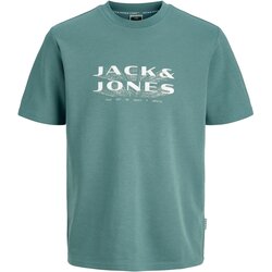 Jack & Jones Muška majica Jcofusion Jj Branding Tee Ss Crew Neck, Plava Cene