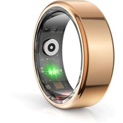 Powerton QRING 10 pametni prstan zlat, merilec stresa, srčni utrip, spremljanje spanja, šport, nerjaveče jeklo 62,1mm Cene