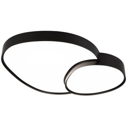 Tri O crna led stropna svjetiljka 63.5x77 cm rise – Cene