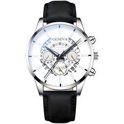 Geneva Sat BR-23738 - Crna / Srebrna Cene