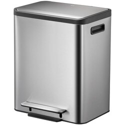 EKO Koš za smeti EcoCasa 2x15 L mat srebrn, (20821784) Cene