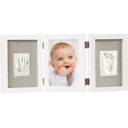 Dooky Luxury Memory Box Triple Frame Printset set za odtis dojenčkovih dlani in stopal 1 kos Cene