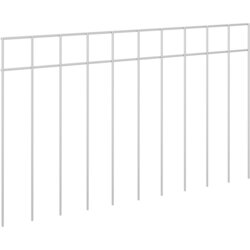 vidaXL Vrtni panel ograje 24 pcs Pocinkano jeklo Srebrna, (5000301305) Cene