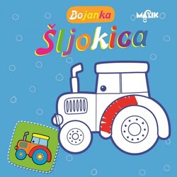 MALIK knjiga Bojanka šljokica-plava Cene