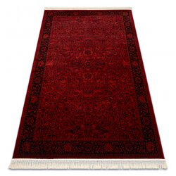 RugsX ORIENT 5125 preproga bordo / črna Okvir, klasičen, ornament, z resicami 150x230 cm, (21995792) Cene