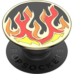 Popsockets držalo / stojalo PopGrip Enamel Flame on Black - Premium Cene
