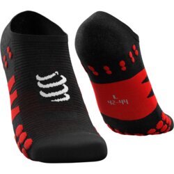 Čarape Compressport No Show Socks Black/Red - T2 Cene