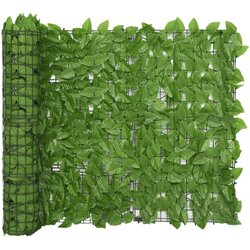 vidaXL Balkonski zastor sa zelenim lišćem 500 x 100 cm Cijene