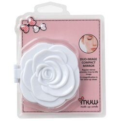 Make Up Works Kompaktno ogledalo u obliku cveta - belo Cene