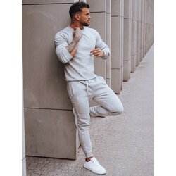 DStreet Light grey men's tracksuit Cene