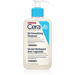 CeraVe Facial Cleansers SA Smoothing pomirjujoč čistilni gel za suho kožo 236 ml za ženske Cene