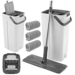 Ruhhy flat mop s dvokomornom kantom 8.5L i 3 navlake Cene