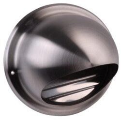 ETISAIR okrogla zunanja stenska rešetka inox 150 mm Design 50757 Cene
