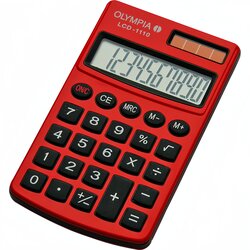 Olympia kalkulator lcd 1110 red Cene