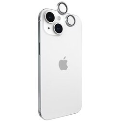 CASE-MATE ZaÅ¡Äitno steklo za kamero za iPhone 15/15 Plus z aluminijastim obroÄem Twinkle, Srebrna, (21320535) Cene
