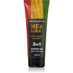 Dermacol Men Agent Don´t Worry Be Happy 3in1 gel za prhanje in šampon 250 ml za moške Cene