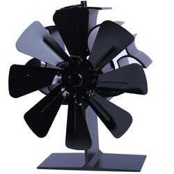 INF ventilator štedilnika, ventilator štedilnika za boljšo porazdelitev toplote 8 lopatic Black, (21276233) Cene