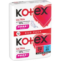 Kotex ultra Comfort Super vložki 12 kos Cene