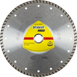 Klingspor turbo diamant 125 mm x 1,9 mm x 22,2 mm dodatni dt300ut, beton, (21118262) Cene