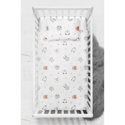 Mijolnir Baby posteljina Safari, 100x150 cm, bijela Cijene