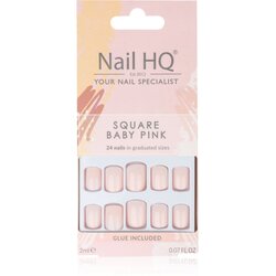 Nail HQ Square umetni nohti odtenek Baby Pink 24 kos Cene