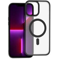 Matte Mag Cover maska kompatibilna s MagSafe za iPhone 13 Pro Max crna Cene