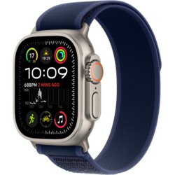 Apple Watch Ultra2 v2 Cellular 49mm Natural Titanium Case with Blue Trail Loop – S/M Cene