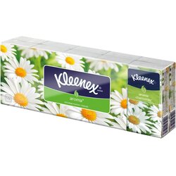 Kleenex Aroma papirnati robčki Camomile 10x10 kos Cene