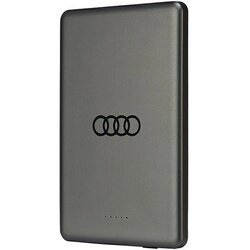 Audi POWERBANK BIG LOGO ZA MAGSAFE INDUKCIJO 15W 5000MAH ZA TELEFONE SIVA, (22006877) Cene