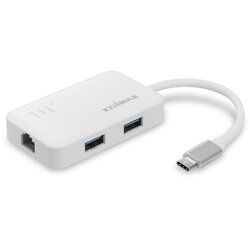 Edimax USB-C to 3-Port USB 3.0 Gigabit Ethernet Hub, EU-4308 Cene