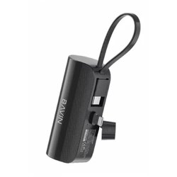 BAVIN Power bank 5000mAh Ligtning port + kabl type-C crna Cene