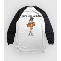 Loose Riders Hot & Thick Long Sleeve Jersey white Cene