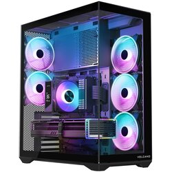 Modecom Volcano SPACE XL ARGB FULL TOWER 5F Black Cene