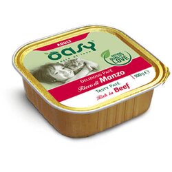Oasy Tasty Paté Adult govedina, paté v posodici - 100 g 100 g Cene