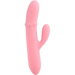 Svakom Mora Neo Interactive Thrusting Vibrator Peach Pink Cene