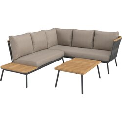 Ambia Garden LOUNGE GARNITURA tekstilno pletivo, tkanina tikovina masivno aluminij Cene