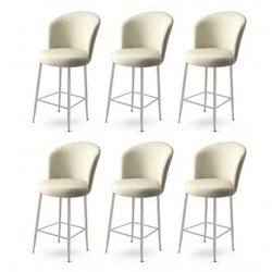 Hanah home set barskih stolica Fora, 6 dijelova, krem Cijene