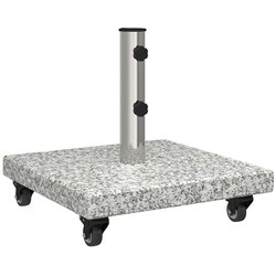 vidaXL Podstavek za senčnik Siv 45 x 45 x 45 cm Granit, (5000187710) Cene