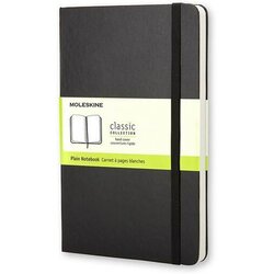Moleskin Bilježnica tvrde korice, crna - bez crta Cene