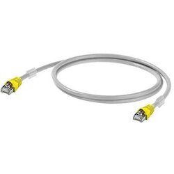 Weidmüller RJ45 (prekrižan) omrežni priključni kabel CAT 6a S/FTP 0.50 m siva ognjevaren\, z zaščitnim zapornim zatičem\, UL-certificirano, (20416509) Cene