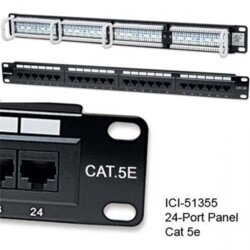 Intellinet patch panel 24-Port Cat5e utp 110/Krone 1U Cene