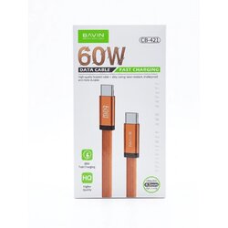 BAVIN kabl 60W Type C na Type C 120cm narandžasta - CB421 Cene