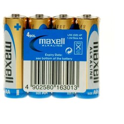 Maxell alkalne baterije - alkaline battery LR06/AA 1,5V, 4 kom Cene