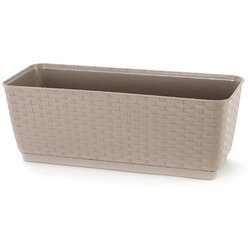 Prosperplast žardinjera Ratan - capuccino 7529U / 40 cm Cene